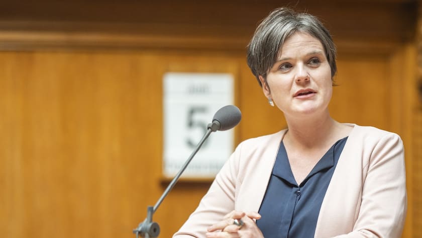 Nationalrätin Sarah Wyss, SP-BS, spricht an der Sommersession der Eidgenössischen Räte, am Donnerstag, 5. Juni 2025 im Nationalrat in Bern.