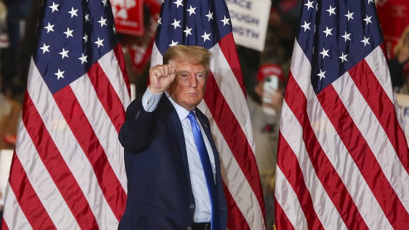 Donald Trump will 2024 wieder zum Präsidenten gewählt werden.