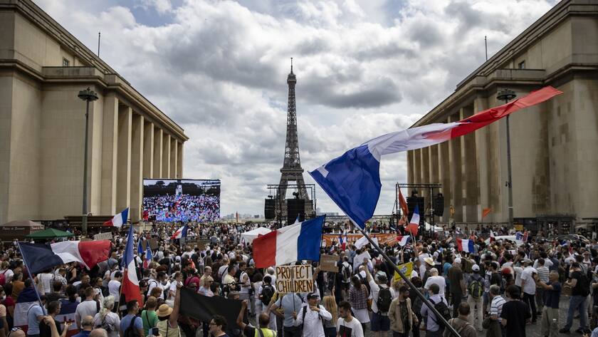 FRANCE CORONAVIRUS PANDEMIC VACCINATION PROTEST
