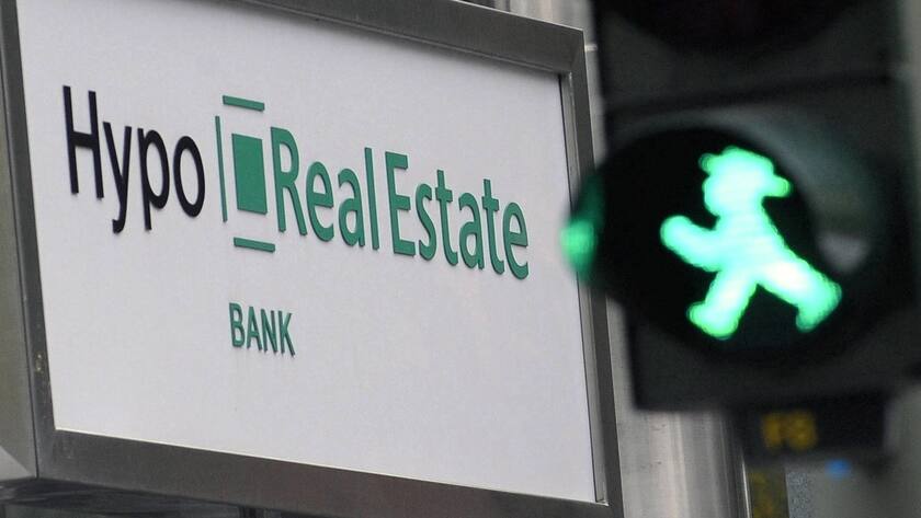 Filiale der Bank Hypo Real Estate in Berlin
