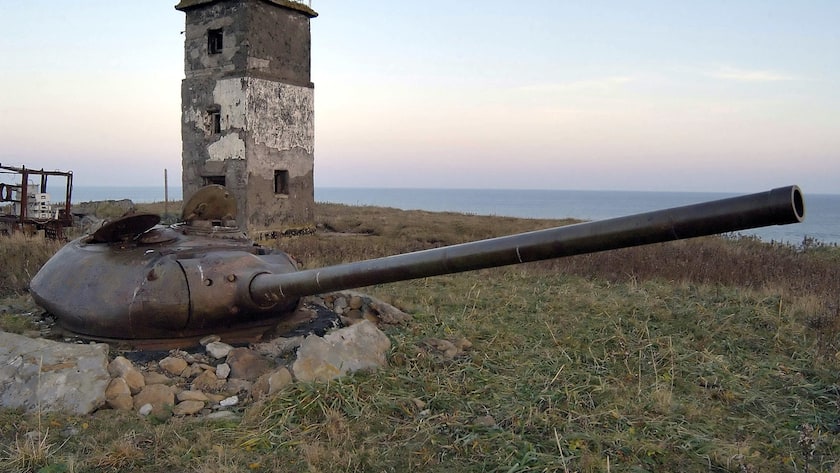 Near Yuzhno-Kurilsk on Kunashir Island