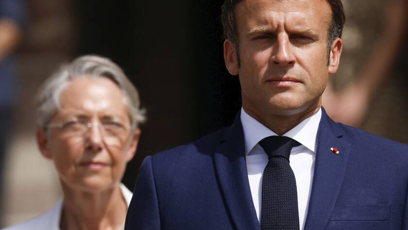 Emmanuel Macron und Premierministerin Elisabeth Borne