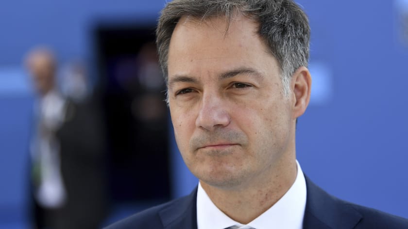 Belgian Prime Minister Alexander De Croo arrives at the NATO Heads of State summit in Madrid, Thursday, June 30, 2022. North Atlantic Treaty Organization heads of state are meeting for the final day of a NATO summit in Madrid on Thursday. (Bertrand Guay, Pool via AP)