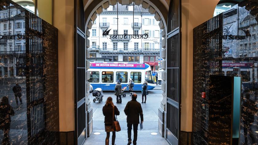 Credit Suisse am Paradeplatz: Fast 300 Millionen Franken für sogenannte Rainmaker.