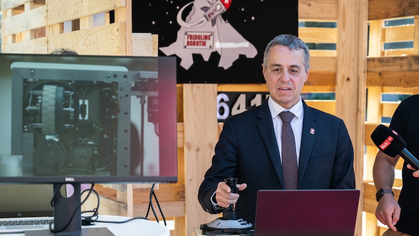 Bundespräsident Ignazio Cassis an den Digitaltagen 2022.