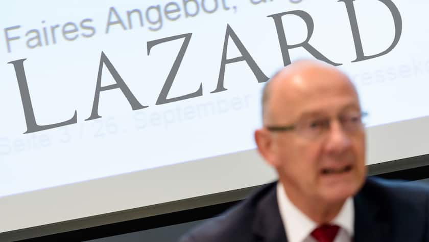 Hans Ziegler: Schockwellen bis New York Hans Ziegler: Sein Insiderwissen stammte von der Arbeit bei Lazard (Fotomontage)