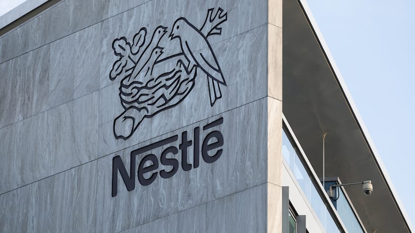 ARCHIVBILD ZUM ABBAU VON 100 STELLEN AM PRODUKTIONSSTANDORT VON NESTLÉ IN BASEL, AM DONNERSTAG, 09. MAI 2019 ---- Detail view of the headquarters of Nestle in Vevey, Switzerland, on August 16, 2018. (KEYSTONE Gaetan Bally)....Detailaufnahme des Hauptsitzes von Nestle am 16. August 2018 in Vevey. (KEYSTONE/Gaetan Bally)