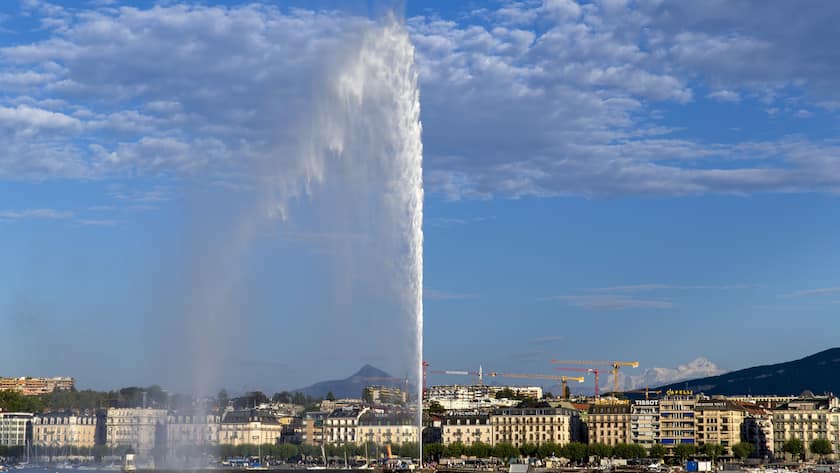 SCHWEIZ GENF JET D'EAU