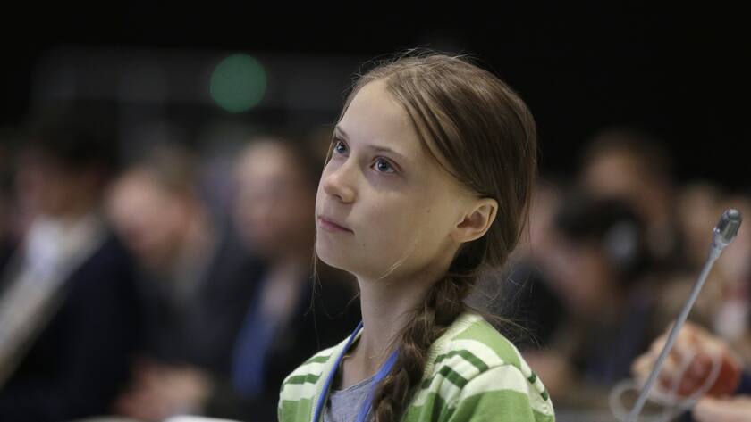 Greta Thunberg an der Klimakonferenz 2019 in Madrid