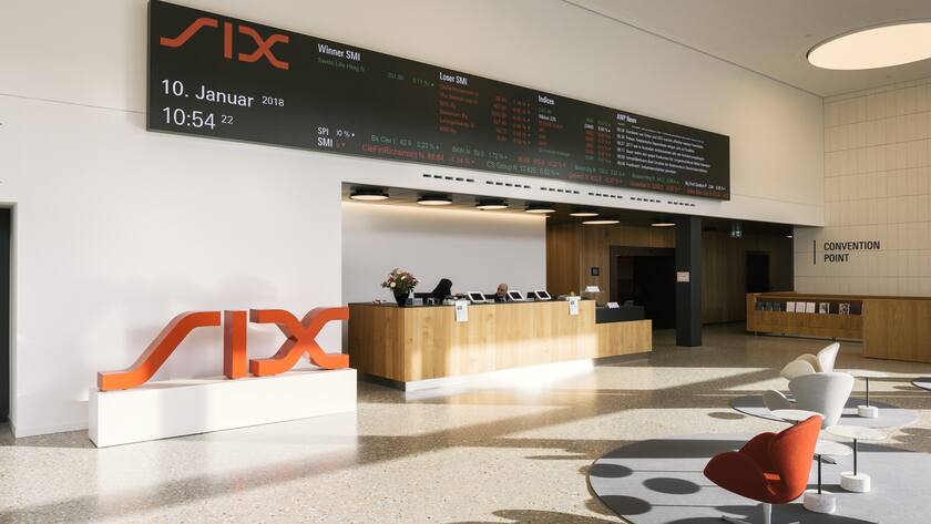 Blick in die Räumlichkeiten von SIX.