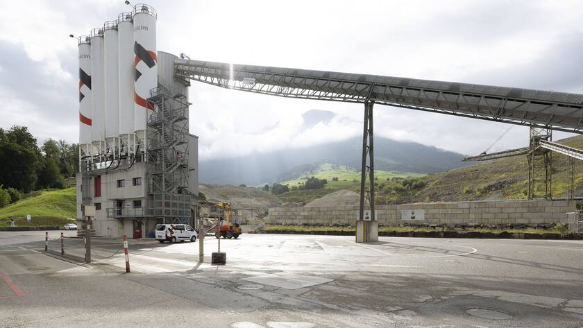Trader Portfolio: Holcim ist nach oben ausgebrochen Das Holcim Betonwerk in Oberdorf