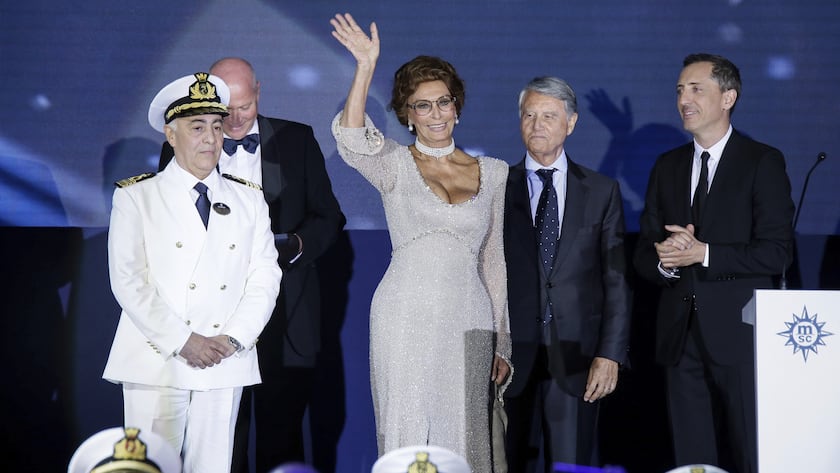 Gianluigi Aponte und Sophia Loren