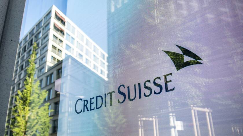 Ein Schaufenster der CS anlaesslich einer Medienkonferenz der Credit Suisse zur lancierung ihres neuen digitalen Angebotes und zukunftweisendes Geschaeftsstellenkonzept am Donnerstag, 10. September 2020 in Zuerich.(KEYSTONE/Urs Flueeler).