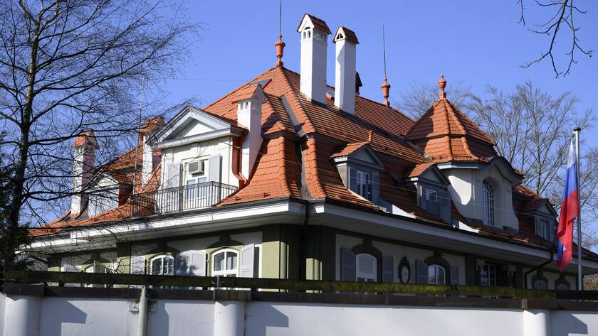 Die russische Botschaft in Bern.