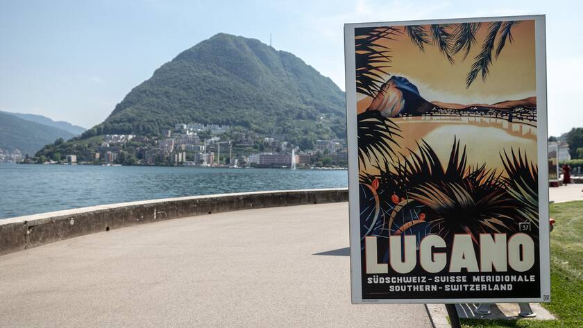 Luganersee und San Salvatore: Hier findet die Wiederaufbaukonferenz für die Ukraine statt.