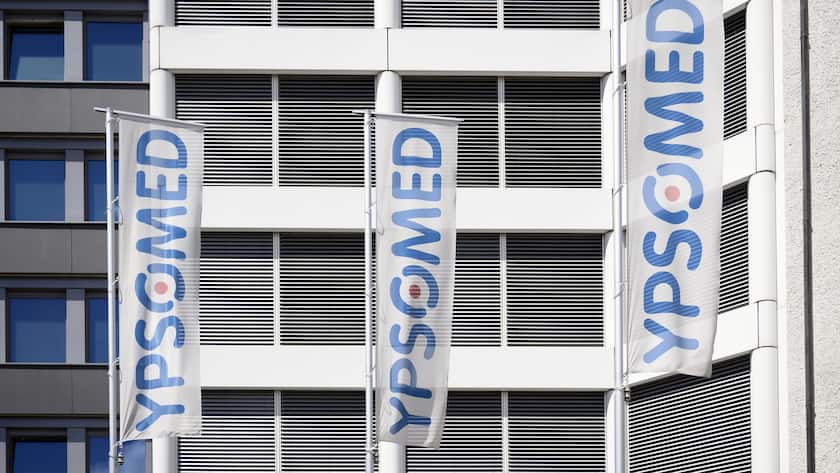 Das Medizintechnikunternehmen Ypsomed in Solothurn fotografiert, am Freitag, 27. Mai 2022 in Solothurn. (KEYSTONE/Anthony Anex)