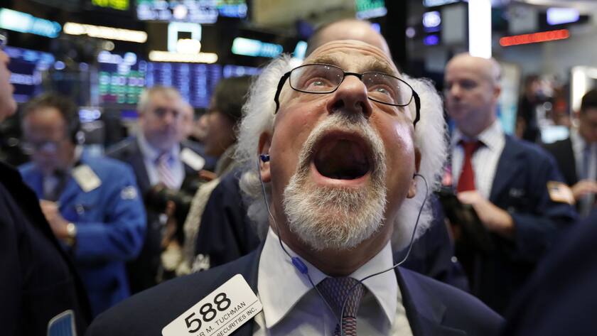 Trader an der Wall Street: Viele Aktien gingen am Donnerstag durch die Decke.