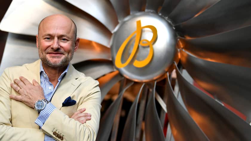 Breitling CEO Georges Kern poses at the boutique opening of the Swiss luxury watchmaker Breitling on August 28, 2018 in Zurich, Switzerland. (PPR/Breitling/Harold Cunningham)