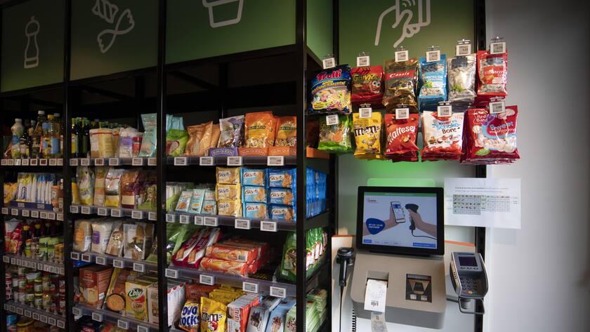 Begehbarer Automat «Voi Cube» der Migros: Wirtschaftlich ein Fehlschlag.