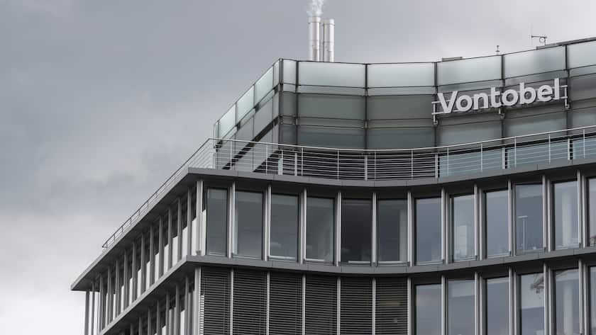 Das Logo der Privatbank Vontobel, aufgenommen am Montag, 18. September 2017 in Zuerich. (KEYSTONE/Ennio Leanza)