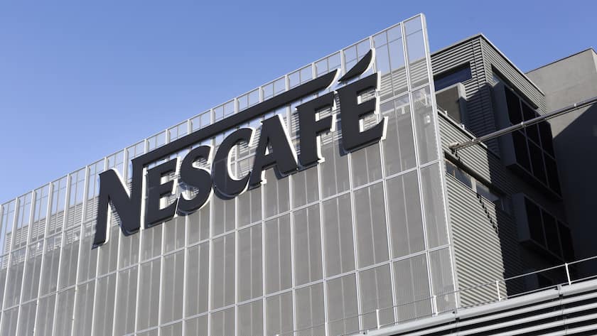The Nescafe building at the Nestle production site in Orbe in the Canton of Vaud, Switzerland, on November 18, 2015. The Swiss food and beverage company Nestle was founded in 1866 and is headquartered in Vevey in the Canton of Vaud, Switzerland. It's the largest food company in the world measured by revenues. (KEYSTONE/Gaetan Bally)