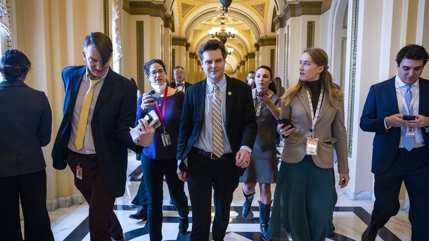 Matt Gaetz ist einer der Anführer des Aufstandes gegen Kevin McCarthy als Speaker des Repräsentantenhauses.