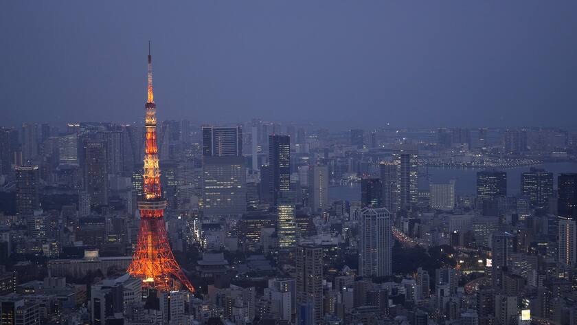 Blick auf Tokio: Die Wirtschaft Japans ist von mehreren Seiten unter Druck.