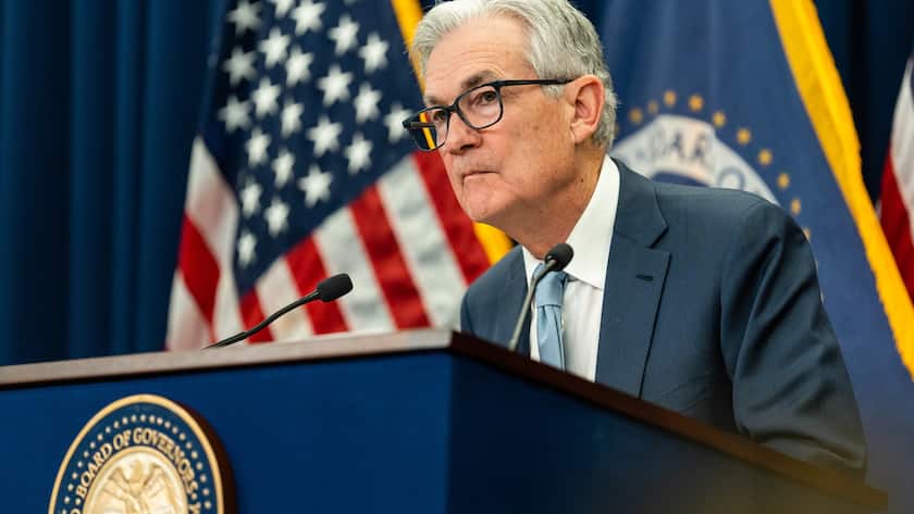 Nach der Publikation des Zinsentscheids erklärt Fed-Chef Jerome Powell die Überlegungen dahinter.