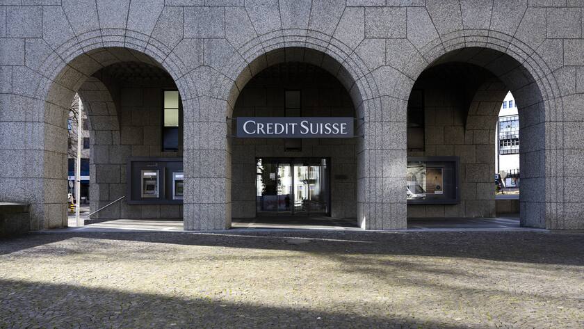 Die Credit Suisse Filiale in Solothurn, am Mittwoch, 22. Maerz 2023. (KEYSTONE/Peter Klaunzer)