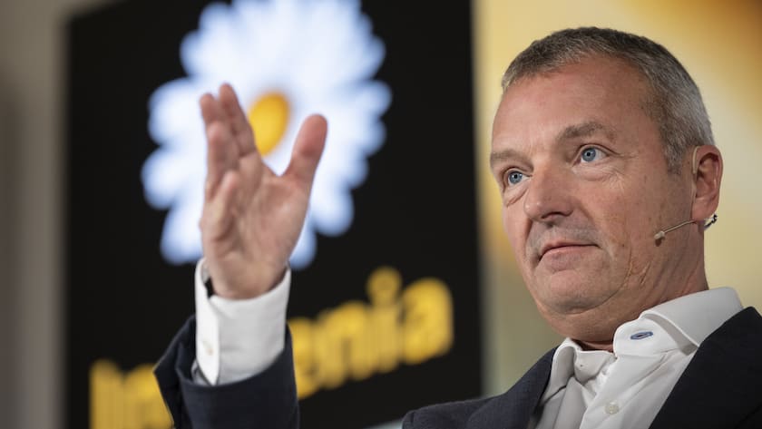 Andre Wyss bei der Bilanzmedienkonferenz im März 2023: Der Konzernchef verleibt Implenia den Immo-Dienstleister Wincasa ein.