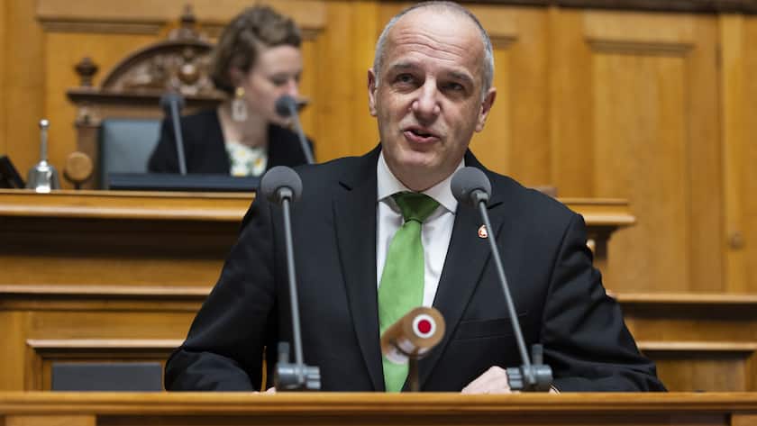 Francois Pointet, GLP-VD, spricht waehrend der Fruehlingssession der Eidgenoessischen Raete, am Mittwoch, 9. Maerz 2022, im Nationalrat in Bern. (KEYSTONE/Peter Klaunzer)