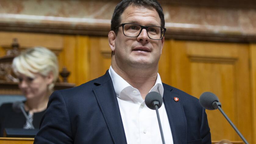 Manuel Strupler, SVP-TG, spricht waehrend der Wintersession der Eidgenoessischen Raete, am Mittwoch, 18. Dezember 2019, im Nationalrat in Bern. (KEYSTONE/Peter Klaunzer)