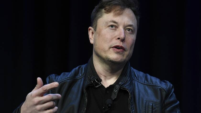 FILE - Tesla and SpaceX CEO Elon Musk speaks at the SATELLITE Conference and Exhibition, March 9, 2020, in Washington. Musk on Tuesday, May 16, 2023, dismissed speculation that he might step down as Tesla's CEO and told the company?s annual shareholders meeting that the the electric car and solar panel company would start doing a small amount of advertising. (AP Photo/Susan Walsh, File).Elon Musk