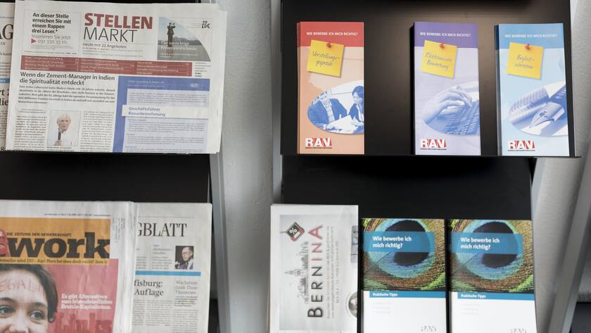 RAV in Thun: In der Schweiz ist die offizielle Arbeitslosigkeit weiter extrem tief.