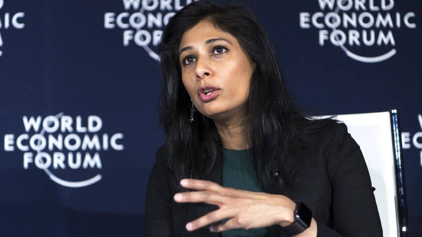Gita Gopinath, Chefökonomin des Internationalen Währungsfonds: «Die Inflation braucht zu lange, um wieder auf das Zielniveau zu kommen.»