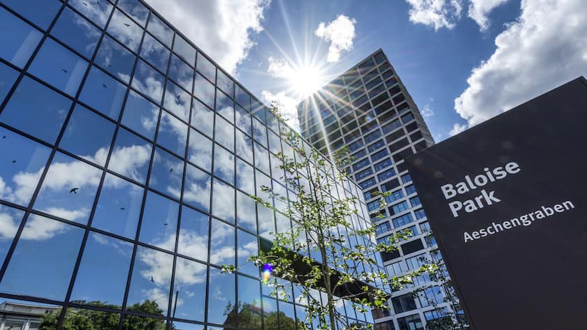 Der Baloise Park in Basel: Der Swiss Property Fund sammelt weniger Geld ein als vorher geplant.