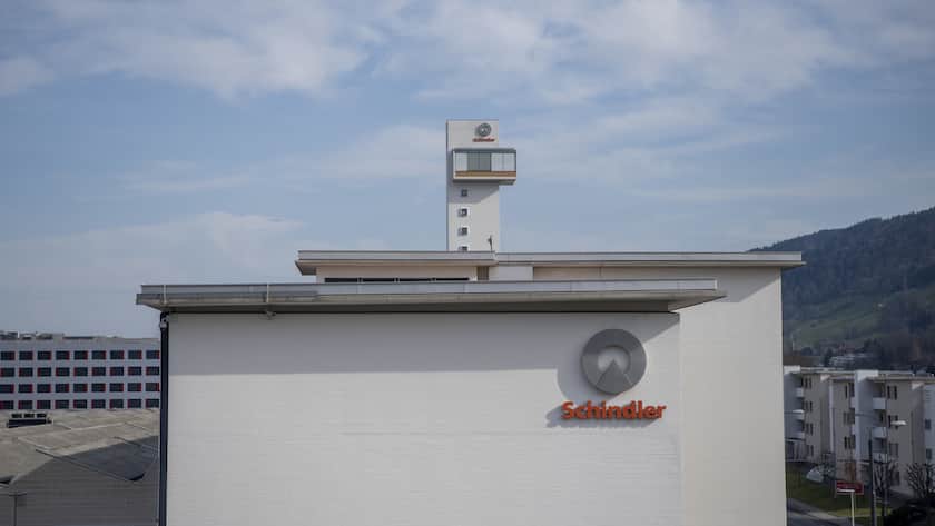Der Hauptstandort und Hauptsitz der Schindler Aufzuege AG in Ebikon in Kanton Luzern anlaesslich der Bilanzmedienkonferenz 2022 des Liftherstellers Schindler vom Mittwoch, 22. Februar 2023 in Ebikon. (KEYSTONE/Urs Flueeler).