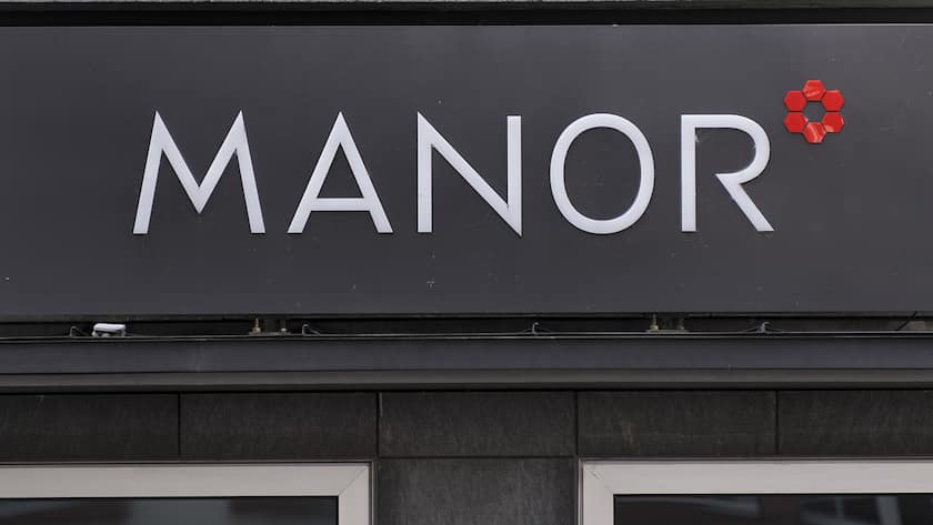 Hauptsitz der Manor an der Rebgasse in Basel, fotografiert am Donnerstag, 24. August, 2017. (KEYSTONE/Georgios Kefalas)