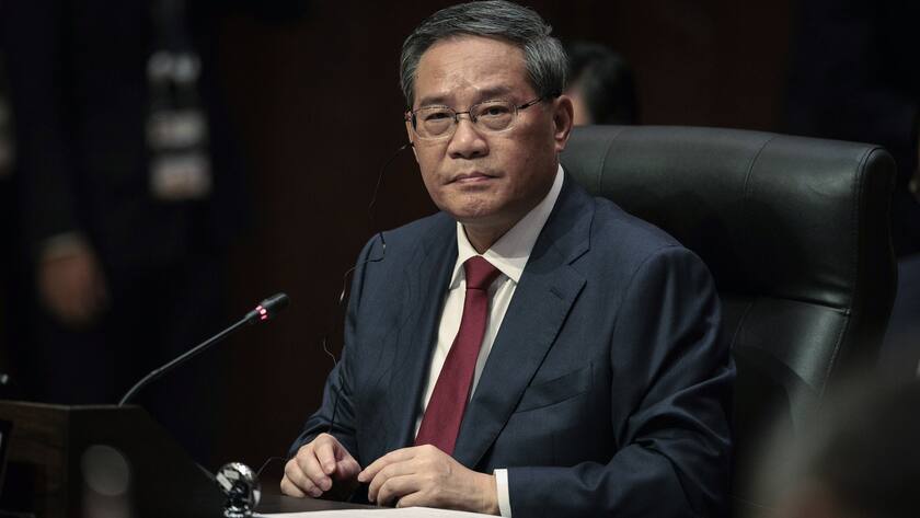 Chinas Ministerpräsident will Investoren anlocken.