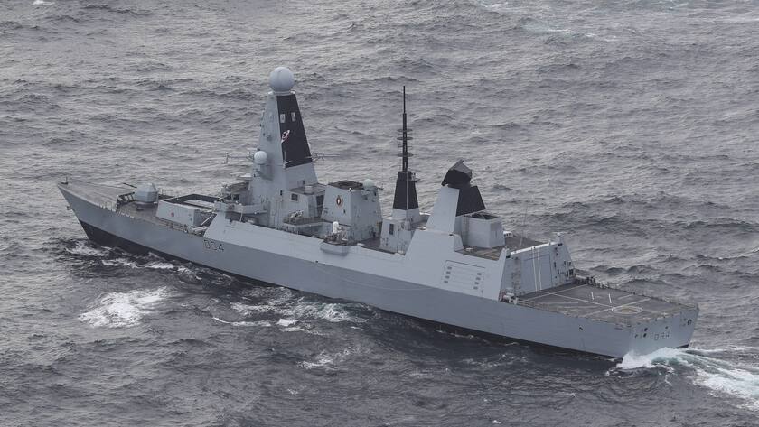 Die britische HMS Diamond schoss erst am Wochenende eine Angriffsdrohne im Roten Meer ab.
