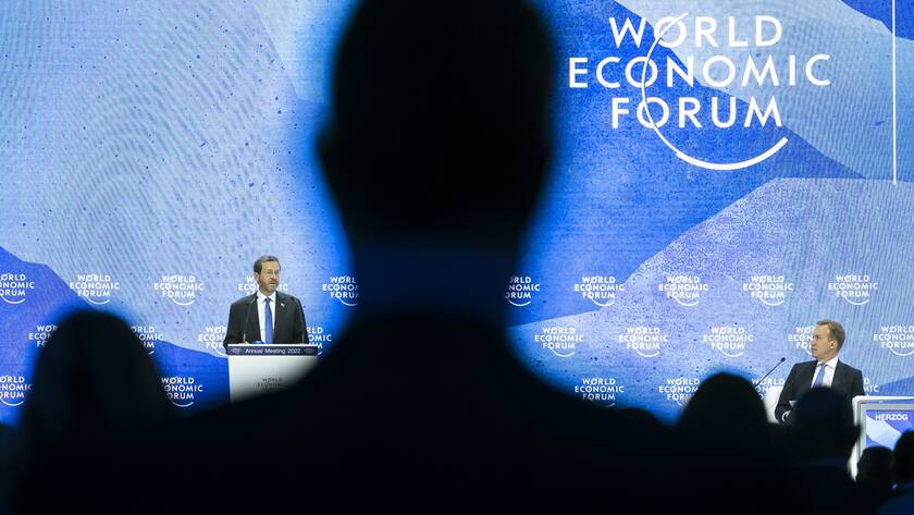 Tritt am Mittwoch wieder am WEF auf: Israels Präsident Isaac Herzog am WEF 2022.