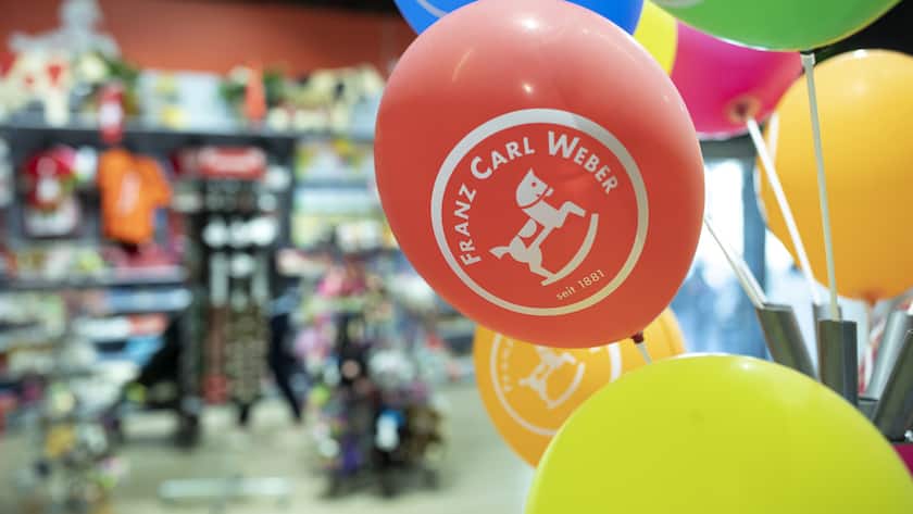 Inside the toy shop Franz Carl Weber on Bahnhofplatz 9 in Zurich, Switzerland, on September 25, 2018. (KEYSTONE/Gaetan Bally)