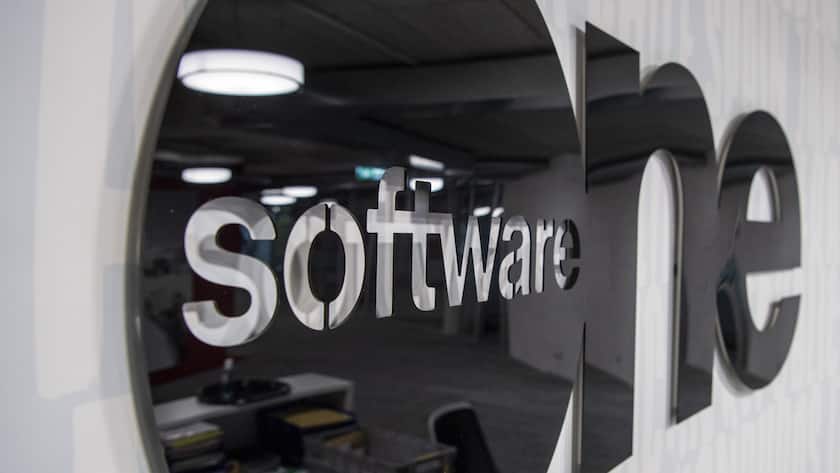 Software One im Sog einer Aktionärsrevolte Das Logo der Firma Softwareone am Hauptsitz in Stans.
