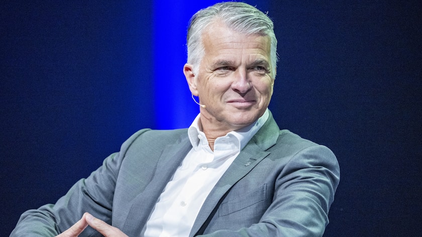 Der CEO der UBS, Sergio Ermotti anlaesslich des Swiss Media Forum vom Donnerstag, 23. Mai 2023 im KKL in Luzern. (KEYSTONE/Urs Flueeler)