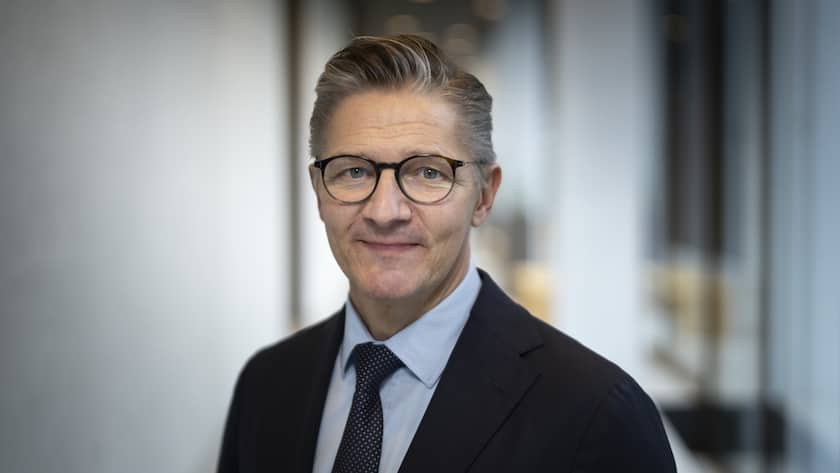 Beat Roethlisberger, CEO PostFinance, portraitiert am 11. Dezember am Hauptsitz der PostFinance in Bern. (KEYSTONE/Gaetan Bally)