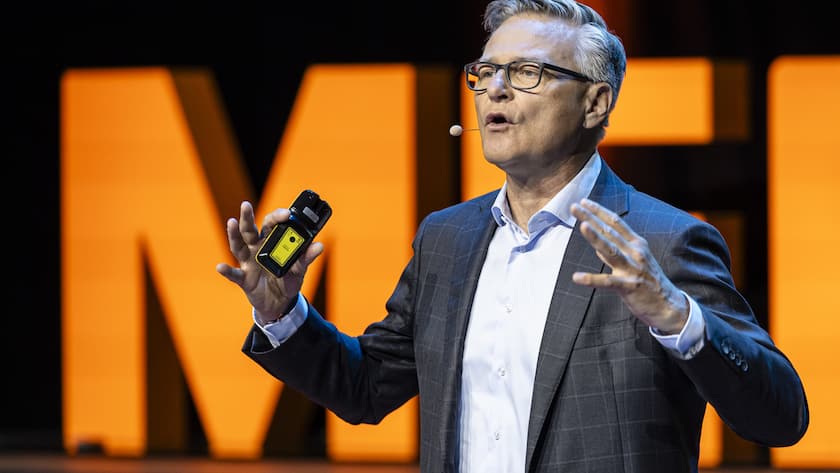 Mario Irminger, Praesident der Generaldirektion MGB, .spricht waehrend der Bilanzmedienkonferenz der Migros, am Dienstag, 25. Maerz 2025 in Zuerich. (KEYSTONE/Michael Buholzer)