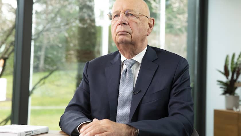 German Klaus Schwab, Founder and Executive Chairman of the World Economic Forum, WEF, attends a panel titled "Stakeholder Capitalism: Building the Futur" during the Davos Agenda, in Cologny near Geneva, Switzerland, Monday, January 25, 2021. The Davos Agenda, from 25 to 29 January 2021, is a online edition due to the coronavirus disease (COVID-19) outbreak gather global leaders to shape the principles, policies and partnerships needed in this challenging new context. (KEYSTONE/Salvatore Di Nolfi)