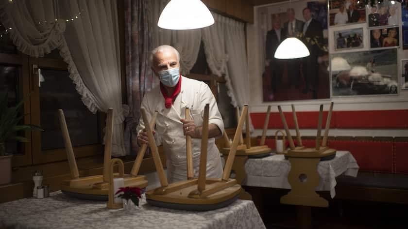 SCHWEIZ CORONAVIRUS GRAUBUENDEN LOCKDOWN