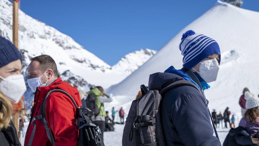 SCHWEIZ CORONAVIRUS TOURISMUS JUNGFRAUJOCH