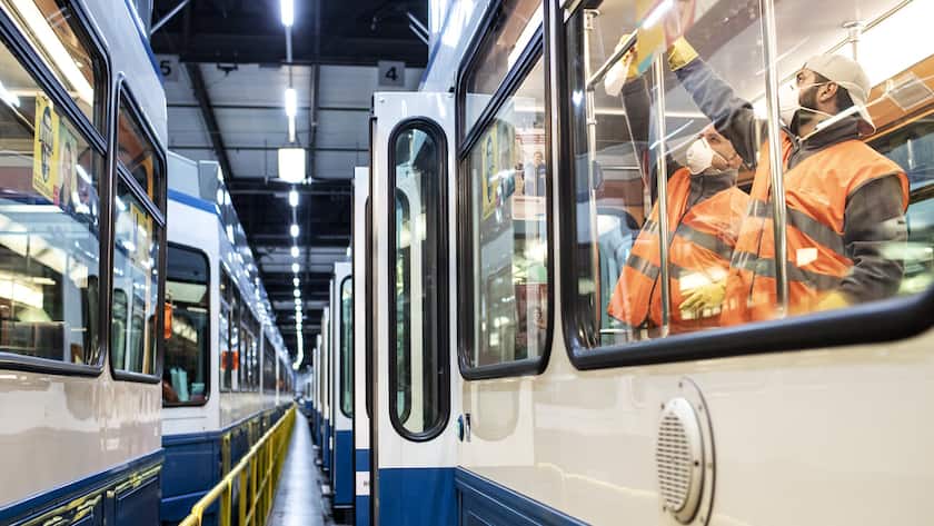 SCHWEIZ VBZ TRAM CORONAVIRUS